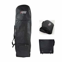 Playeagle Golf Travel Bag Nylon Golf Bag Shockproof Thickening Pad Golf Travel Case Golf Travel Bag With Wheels For Men And Women