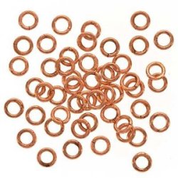 Jump Rings - Copper - 4mm - 100 Pcs