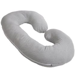 Greenleaf Full Body Pregnancy Pillow C Shape Grey