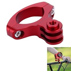 Joint Victory Bike Mount Bicycle Clip Holder Handlebar Adapter For Gopro HERO6 5 4 SESSION 4 3+ 3 2 1 Sjcam SJ4000 And Other Action Cameras Red