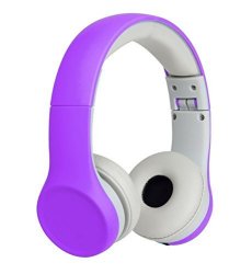 Comfort-fitting Volume-limiting Share-porting Headphones For Kids - Better Than The Other Gadgets - Purple