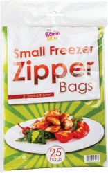 Zipper Bags 25'S Small Freezer