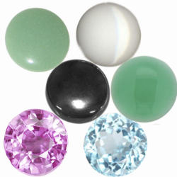 Collectors Dream 6 Different Gemstones All 100% Natural 2.24cts In Total