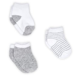 Bebedeparis Baby Socks Set in Grey