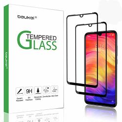 2PACK Beukei For Xiaomi Redmi Note 7 Redmi Note 7 Pro Tempered Glass Screen Protector 6.3 Inches Glass With 9H Hardness With Lifetime Replacement Warranty For Redmi Note 7
