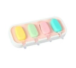 Ice Cream Molds Silicone Popsicle - Pink