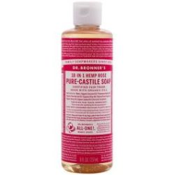 - Pure Castile Liquid Soap Rose 237ML