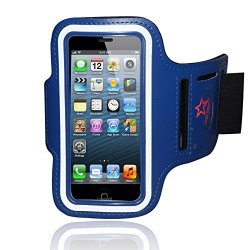 Iphone 5 Armband For Running. The Best Fitting Adjustable Arm Band. A Holder Of The Iphone 5 5S 5C & Ipod 5. With Our