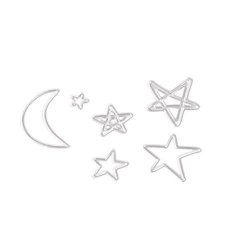 Staron Metal Die Stencil Dies Cutting Cut Moon Star Die Template For Diy Scrapbook Album Paper Card Decor Craft D