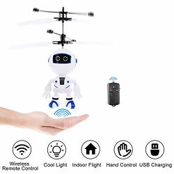 Bling Valley Toy Robot Remote Control Helicopterindoor Flying Toysrechargeable MINI Helicopterbest Gift For Boys And Girls