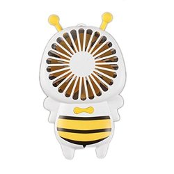 Bestmemories Personal Handheld Fan MINI Bee USB Fan Cooling Fan Honeybee Shaped Portable Fan 2 Speed Rechargeable USB Cooler Fan With LED Colorful Light