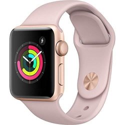 Renewed Apple Watch Series 3 38mm in Gold & Pink Sand