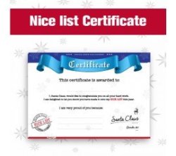 Nice List Certificate - Digital