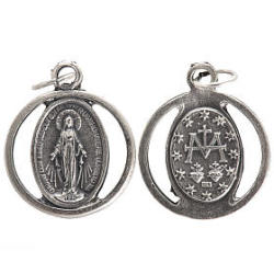 Our Lady Of The Miraculous Medal Sterling Silver Pendant
