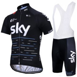 Kiditokt Team Sky Pro Cycling Jersey Set - Jersey And Bib Pants Xxl
