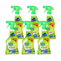 Dettol Hygiene Bathroom Spray - Spring Fresh - 500ML X6