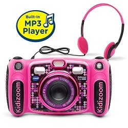 Vtech Kidizoom Duo 5.0 Deluxe Digital Camera With MP3 Player And Headphones - Pink - Online Exclusive