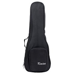 Shenzhen Lotmusic Technologe Co.,Ltd Kmise 24" Acoustic Guitar Bag Ukulele Carring Case Double Strap And Outer Pocket