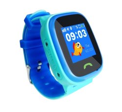 polaroid kids ipx 7 gps active tracking watch blue