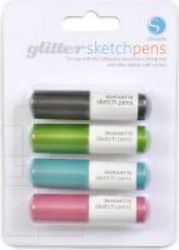 Silhouette Cameo Sketch Pen Glitter Pack - 4 Colours