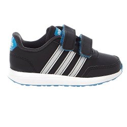 Adidas Neo Baby Vs Switch 2 Cmf Inf Sneaker Core Black Grey Two Fabric Bright Blue 7K M Us Toddler