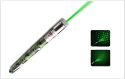 200mw Camouflage Green Laser Pointer With Star Pattern Cap