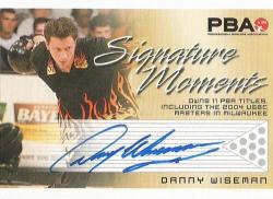 Danny Wiseman- "rittenhouse Pba Tenpin Bowling" 08 - Certified "signature Moments Autograph" Card