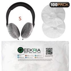Geekria Stretchable Headphone Earpad Covers disposable Sanitary Earcup Fits Bose Oe OE2 OE2I On Ear QC3 Beats SOLO3 SOLO2 Solo HD Solo Mixr Ep Headphones