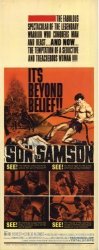 Son Of Samson Poster Movie 14 X 36 Inches - 36CM X 92CM 1962 Insert Style A