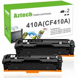 Aztech Compatible Toner Cartridge Replacement For Hp 410A CF410A 410X CF410X MF477DW M452DW Toner Hp Color Laserjet Pro Mfp M477FDW M477FNW M477FDN M452DW M452NW