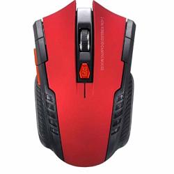2.4GHZ Wireless Optical Mouse Gamer New Game Wireless Mice With USB Receiver Mause For PC Gaming Laptops Red