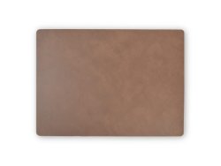 Nupo Rectangular Leather Placemat Brown