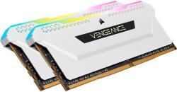 - Vengeance Rgb Pro Sl 32GB 2X16GB DDR4 Dram 3600MHZ C18 Memory Kit - White