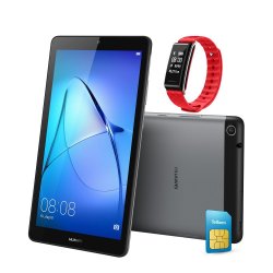 HUAWEI Mediapad T3 16GB 7" 3G Tablet Bundle
