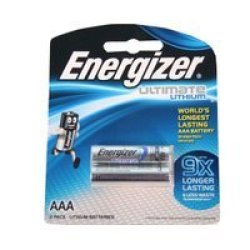 Energizer Ultimate Lithium Aaa Battery BP2 1.5V