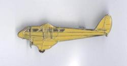 De Havilland Dragon Rapide Yellow Pin12