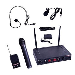 Deals on Phenyx Pro PTV 1 Entry level Vhf Dual Wireless Microphone