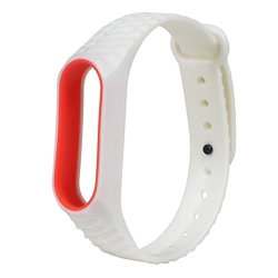 Sikye Xiaomi Accessories Silicon Light Wrist Band Bracelet Replacement For Xiaomi Mi Band 2 White