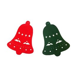 Hosaire Christmas Bells Banners Burlap Christmas Sign Garland Party Props Bunting Home Holiday Decor Decorations