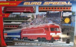 Euro Special Passenger Train Set - Mehano Ho Scale New Boxed