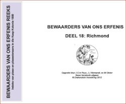 Bewaarders Van Ons Erfenis - Deel 18 Richmond - Drakenstein Heemkring 2012