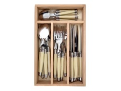 Laguiole By Andre Verdier Classic Cutlery Set 24-PIECE Ivory