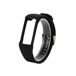 Band For Polar A360 Watch Vovomay Silicone Rubber Watch Band Wrist Strap For Polar A360 Watch Black