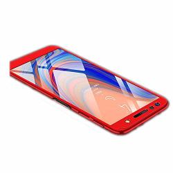 360 Degree Full Cover Case For Samsung Galaxy S10 Phone Case For Samsung S10 S10PLUS S10E Case With Glass Red For Galaxy S10
