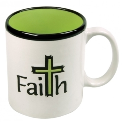 Faith" - Green Mug