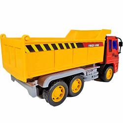 Anj Kids 2019 Holiday Construction Toys Series - Dump Truck Concrete Mixer Toy Truck Crane And Lift Crane Toy Trucks - Friction Powered Car