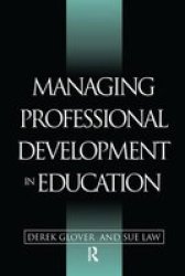 Managing Professional Development In Education Hardcover