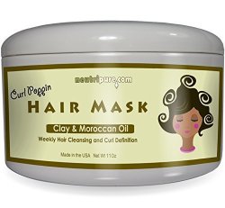 Neutripure Hair Mask Clay And Moroccan Oil Cleansing curl Definition By Neutripure