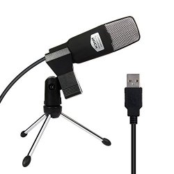 Toch Usb Microphone Condenser Broadcast Studio Mic With Shock Mount Stand Mini Recording Microphone