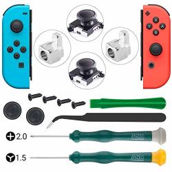 Joystick Replacement For Nintendo Switch - 2-PACK Analog Joycon Joystick Analog Stick For Nintendo Switch Controller Comes With Tri-wing & Cross Screwdriver Pry Tool
